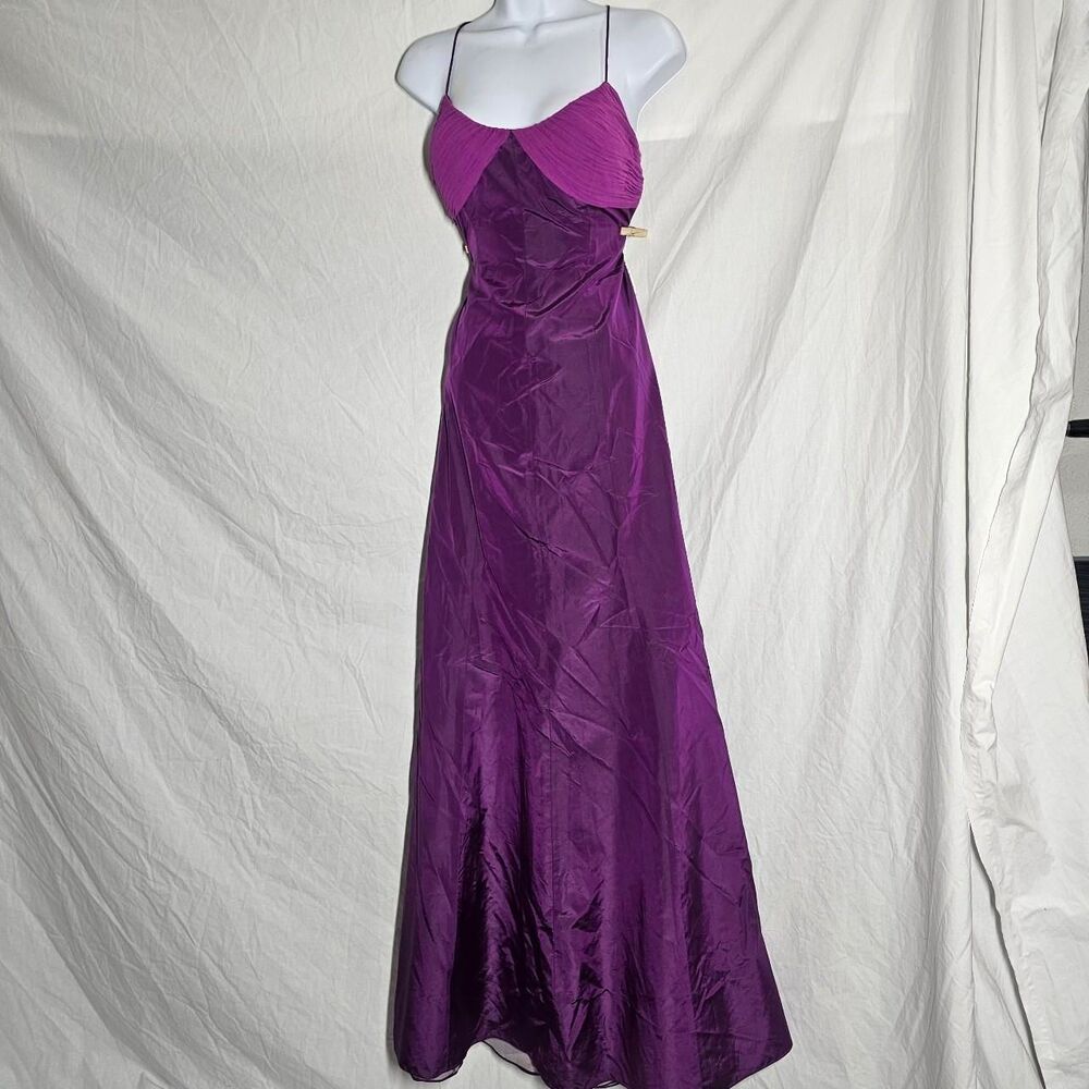 Vintage y2k 90s mermaid fairy whismical purple prom formal dress